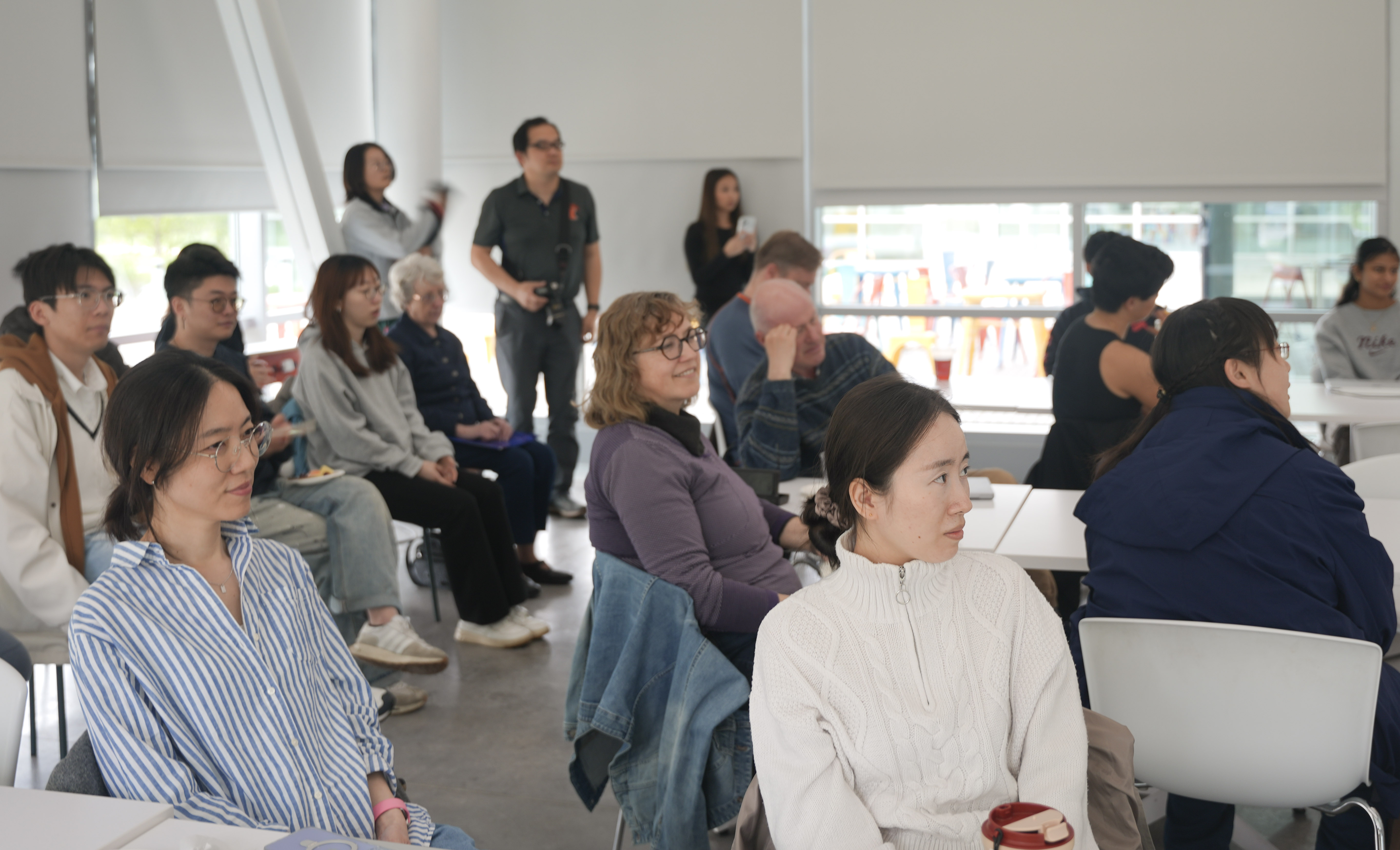 Attendees of Ruth West's lecture on May 1