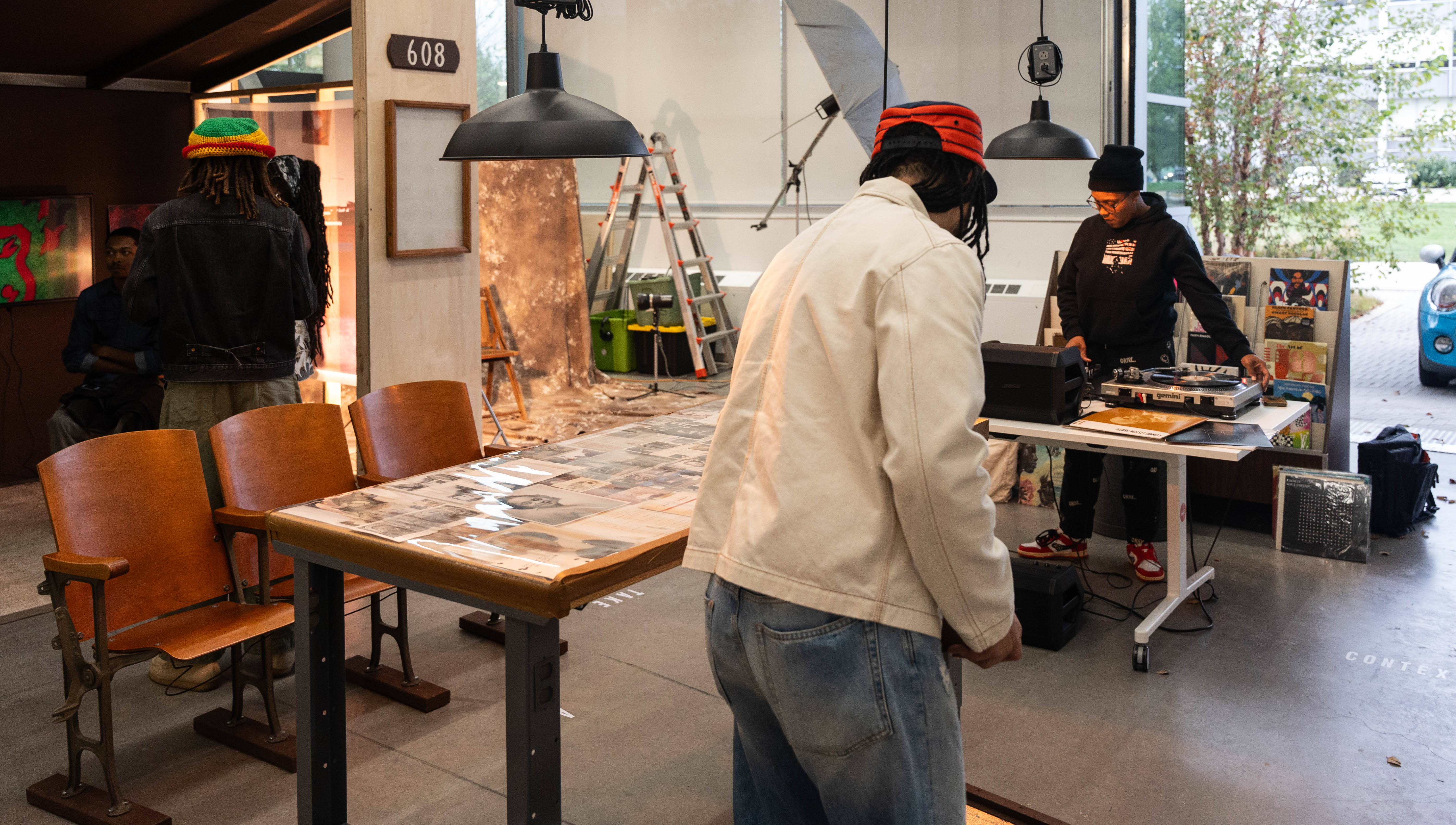 Jameel Bridgewater and team prepare for their exhibit in Moonlight Bay