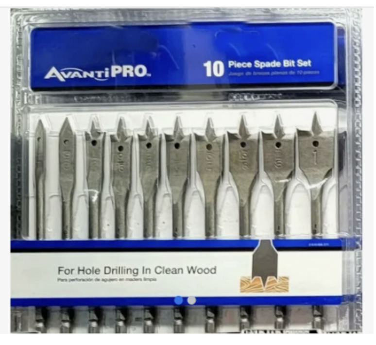 HCS Spade Bit Set (10-Piece)